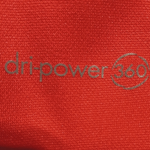 Russell Boy's EUC Zippered Jacket, Dri-Power 360, Size XXL (18), Navy Red & Gray - Picture 5 of 13